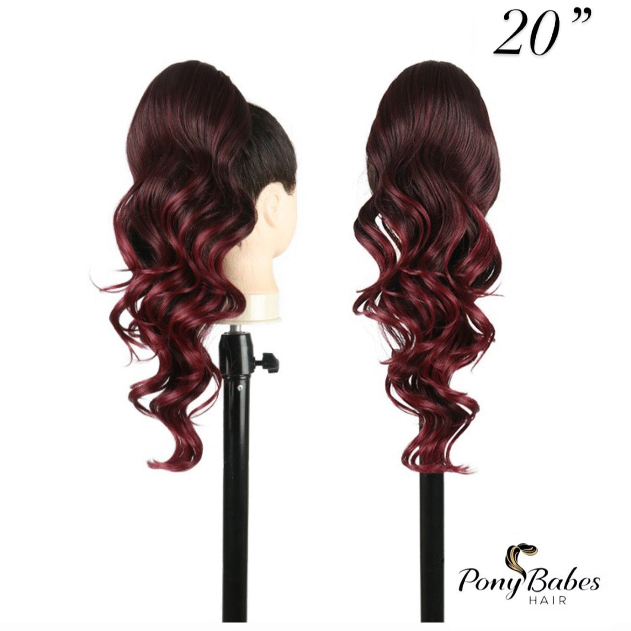 Curly Perfection Pony 20"